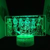 Anime JoJo Bizarre Adventure Figure 3D LED Light for Bedroom Decor Light Birthday Gift LED 3D 1 - Anime Lamp UK Store