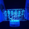 Anime JoJo Bizarre Adventure Figure 3D LED Light for Bedroom Decor Light Birthday Gift LED 3D 2 - Anime Lamp UK Store