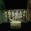 Anime JoJo Bizarre Adventure Figure 3D LED Light for Bedroom Decor Light Birthday Gift LED 3D 3 - Anime Lamp UK Store