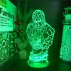 JoJo Bizarre Adventure Anime Guido Mista 3D LED Lamp Night Light Lampara for Home Decor Table 1 - Anime Lamp UK Store