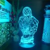 JoJo Bizarre Adventure Anime Guido Mista 3D LED Lamp Night Light Lampara for Home Decor Table - Anime Lamp UK Store
