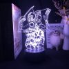 JoJo Bizarre Adventure Jan Pierre 3d led lamp for bedroom manga night lights anime action figure 1 - Anime Lamp UK Store