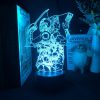 JoJo Bizarre Adventure Jan Pierre 3d led lamp for bedroom manga night lights anime action figure 2 - Anime Lamp UK Store