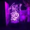 JoJo Bizarre Adventure Jan Pierre 3d led lamp for bedroom manga night lights anime action figure 3 - Anime Lamp UK Store