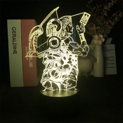 JoJo Bizarre Adventure Jan Pierre 3D Lamp