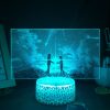 Your Name Anime Movie Figures 3D LED Two Tone Lamps RGB Battery Animation Film Kimi No 4 - Anime Lamp UK Store